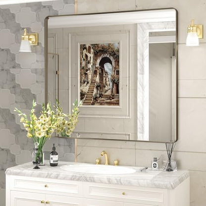 40x36 Inch Bronze Bathroom Vanity Mirror
