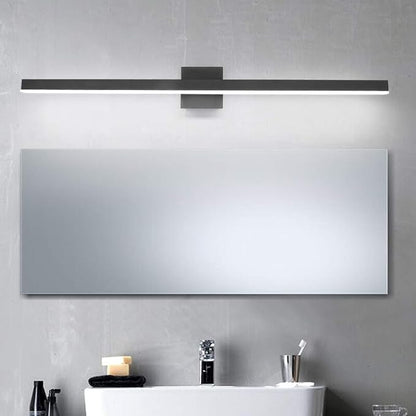 Aipsun 40 inch Modern Black Vanity Light LED Bathroom Vanity Light Fixtures Black Wall Light for Bathroom (White Light)