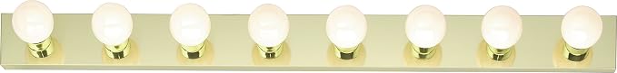 NUVO Lighting SF77/191 Eight Light Vanity Strip, 48" 8 light | 8 Lights, 48 Inches