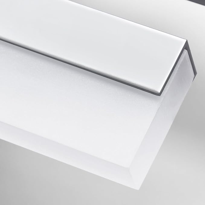 PRESDE 24" Inch LED Vanity Light Silver Bathroom Light Fixtures Over Mirror Modern Bath Wall Lighting Bar Dimmable