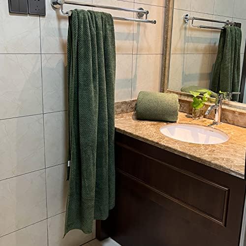 YTYC 39x78 Bath Sheet,Towel for Bathroom,Olive Green,1-Piece