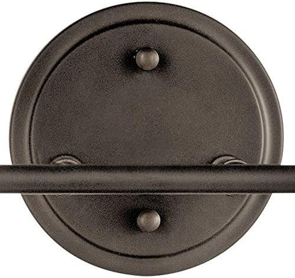 KICHLER Winslow 12.75" 2 Light Vanity Light with Clear Seeded Glass in Olde Bronze®