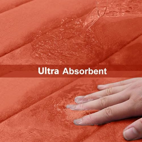 Buganda Memory Foam Bath Mat 34 x 20, Ultra Soft Absorbent Bathroom Rugs
