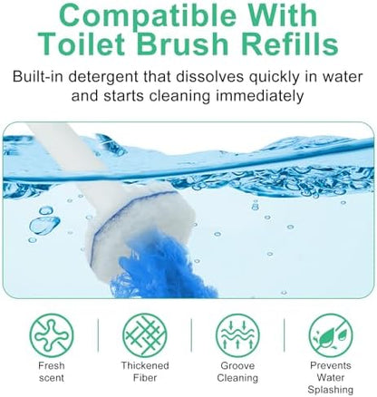 50 Count Disposable Toilet Brush Refills for Clorox Toilet Cleaning System