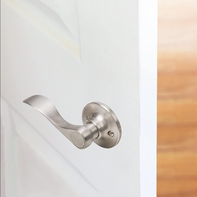 Design House 700609 Springdale Dummy Door Lever Satin Nickel (Pack of 2)