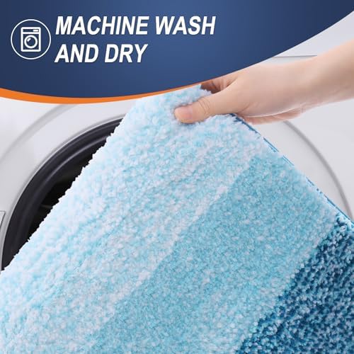 OLANLY Large Bathroom Rugs 50x30, Extra Soft Absorbent Microfiber Bath Rugs