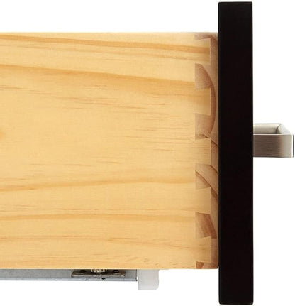 ARIEL Cambridge 36-inch Bathroom Vanity Base Cabinet,Solid Wood, 2 Soft Closing Doors, 5 Dovetail Drawers, Espresso