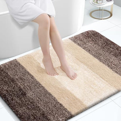 OLANLY Large Bathroom Rugs 44x32, Extra Soft Absorbent Microfiber Bath Rugs