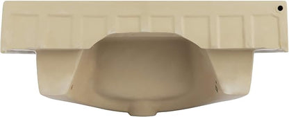 Ceramic Bathroom Sink Top with Raised Back - Fits Standard 24” Vanity | Elegant and Durable Bathroom Sinks for Modern Homes - Upgrade Your Space - Perfect for Any Bathroom Design
