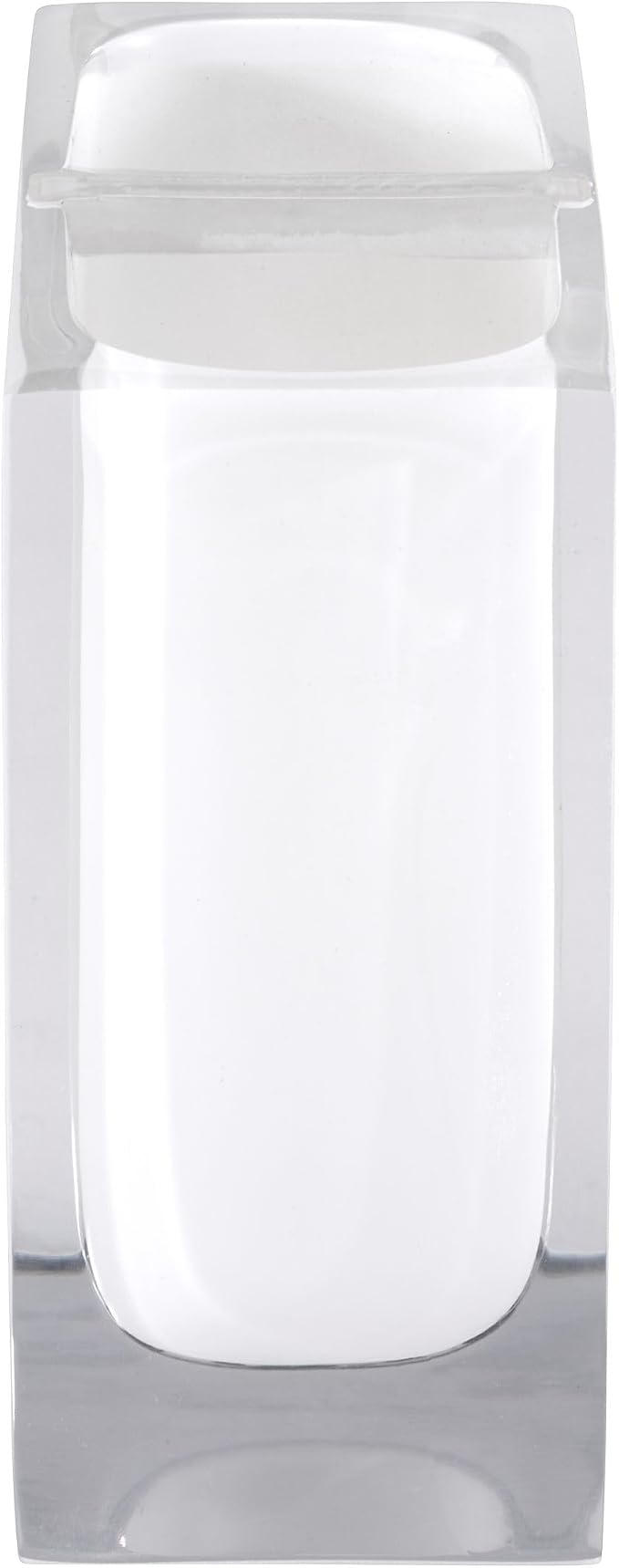 Izod - Toothbrush Holder, Resin Countertop Accessories, Dorm Room Essentials, Modern Home Decor (Marina Collection, White)