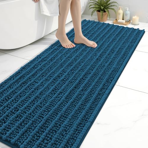 Arotive Bathroom Rugs Mat 70x24, Soft Absorbent Chenille Shaggy Bath Mat