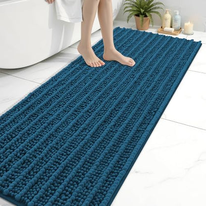 Arotive Bathroom Rugs Mat 70x24, Soft Absorbent Chenille Shaggy Bath Mat