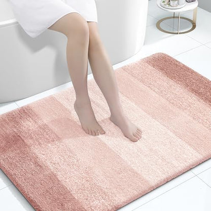 OLANLY Large Bathroom Rugs 44x32, Extra Soft Absorbent Microfiber Bath Rugs