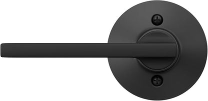 Schlage F170 LAT 622 Latitude Single Dummy Door Lever, Matte Black