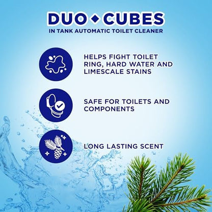 Soft Scrub In-Tank Toilet Cleaner Duo-Cubes, Alpine Fresh, 2 Count, 7-Pack
