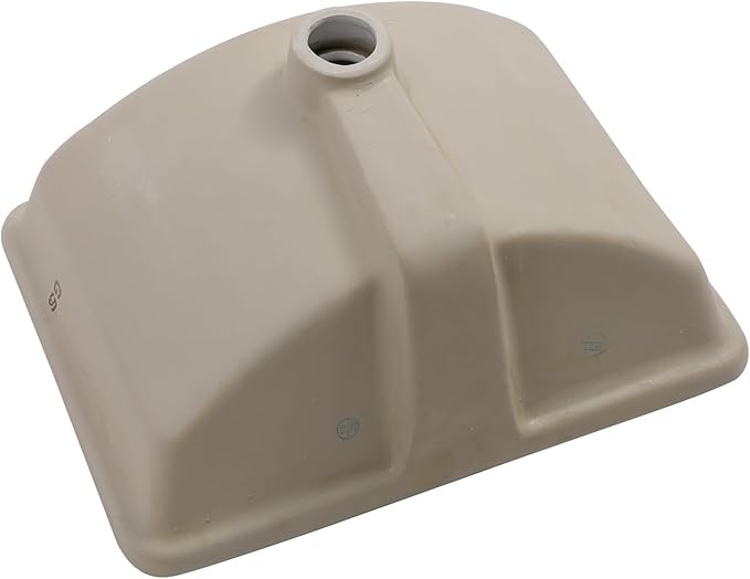 Lordear Undermount Bathroom Sink 18x14 Inch White Rectangle Porcelain Ceramic Vessel Sinks Deep Basin with Overflow Lavatory Vanity Sink Mounted Under the Counter