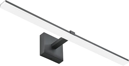 Modern Vanity Lights for Bathroom - 30 inch LED Bathroom Lights Over Mirror Black Light Fixture Bath Room 6000K Cool White