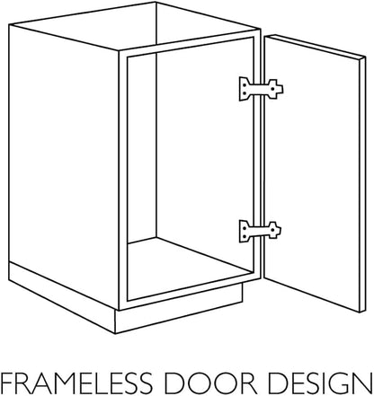 Design House Wyndham 36-Inch Bathroom Vanity Cabinet, Ready to Assemble, White, 597245