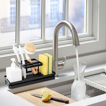 Toothbrush Holders Toothpaste Organizer Bathroom Accessories, Matte Black