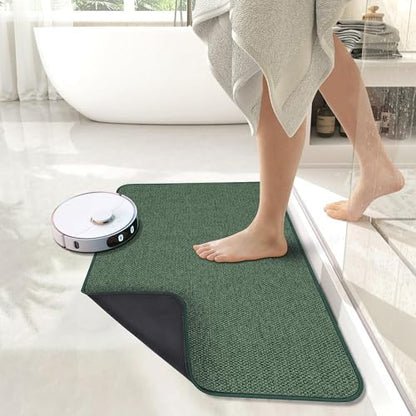 Bath Mat,Ultra Thin Bathroom Rugs,Rubber Bath Mats for Bathroom,Bath rugs