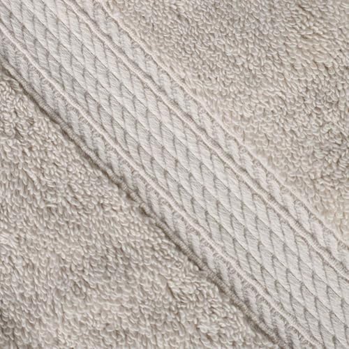 Superior Egyptian Cotton 800 GSM Plush & Absorbent, 9 Piece Set, Stone