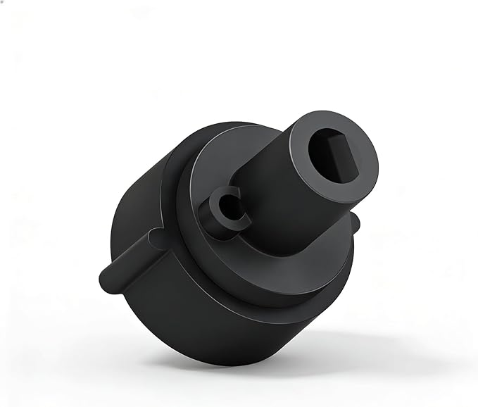 Replacement Knob(1PCS) Compatible with Brondell Bidet Toilet Seat Non-Electric Bidet(For the center plastic section only) - Black