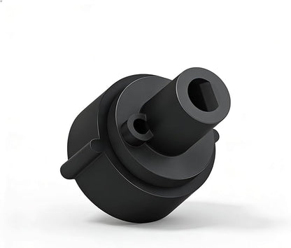 Replacement Knob(1PCS) Compatible with Brondell Bidet Toilet Seat Non-Electric Bidet(For the center plastic section only) - Black