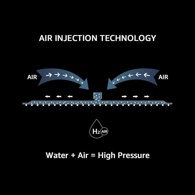 Iriber Shower System Ceiling Mounted Shower Faucet Mixer Set with Luxury High Pressure Shower head and 3-Setting Handheld, Bathroom Shower Trim Kit Contain Pressure Balance Valve,Mattle Black