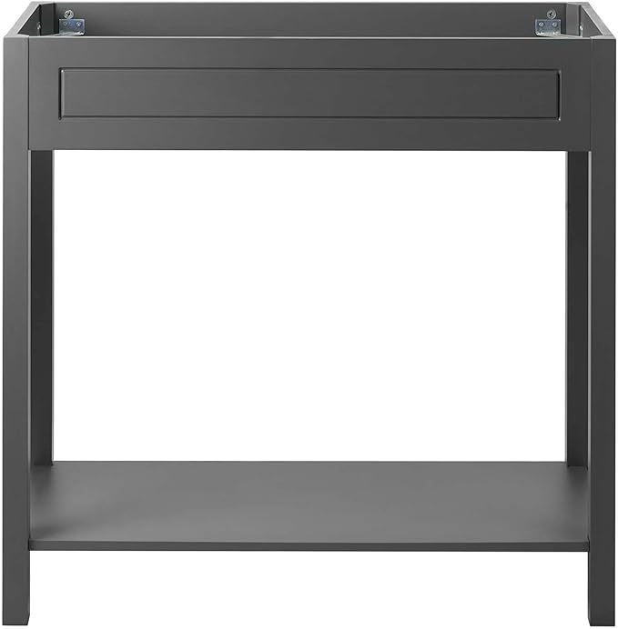 Modway Altura 36" Bathroom Vanity Cabinet (Sink Basin Not Included), 36 Inch, Gray