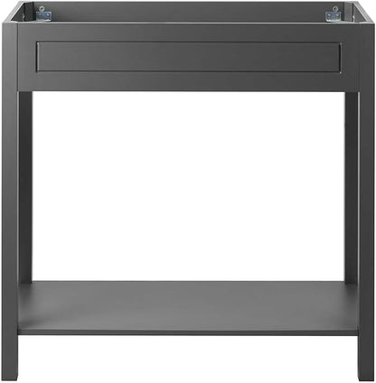 Modway Altura 36" Bathroom Vanity Cabinet (Sink Basin Not Included), 36 Inch, Gray