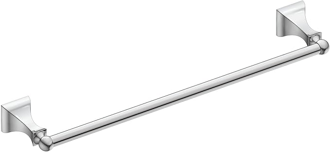 Moen DN8324CH Retreat Collection 24-Inch Bathroom Single Towel Bar, Chrome (Pack of 4)