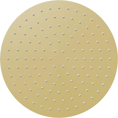 VBFF-Shower Head,rain shower head, 8 inch- Round Shower Head, 1.8 GPM Flow Rate, rainfall showerhead,VBFF11 (Brushed Gold)