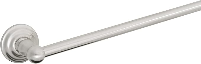 Design House 538330 Calisto 24-inch Wall-Mounted Towel Bar Satin Nickel