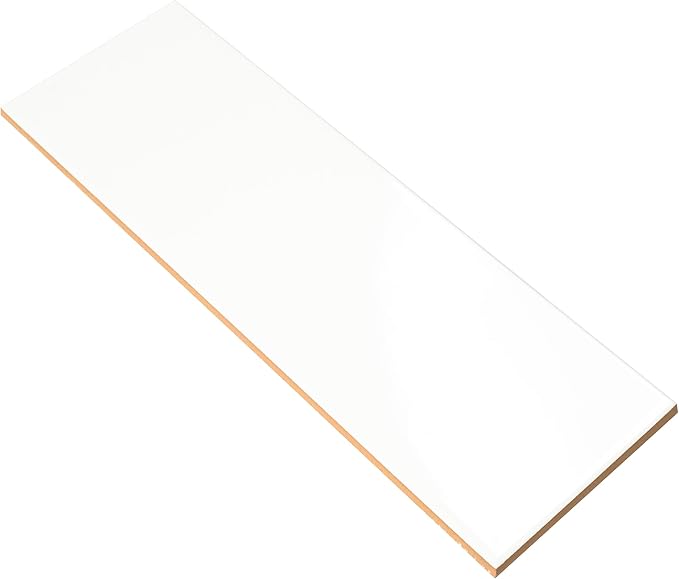 MSI White Glossy 4 in. x 12 in. Glossy Ceramic Subway Tile for Bathroom, Kitchen Backsplash, Accent Wall, and Shower Wall