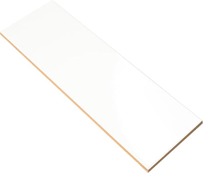 MSI White Glossy 4 in. x 12 in. Glossy Ceramic Subway Tile for Bathroom, Kitchen Backsplash, Accent Wall, and Shower Wall