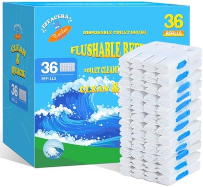 36 Count Flushable Toilet Bowl Cleaner Refills, Toilet Cleaner Refill Pads