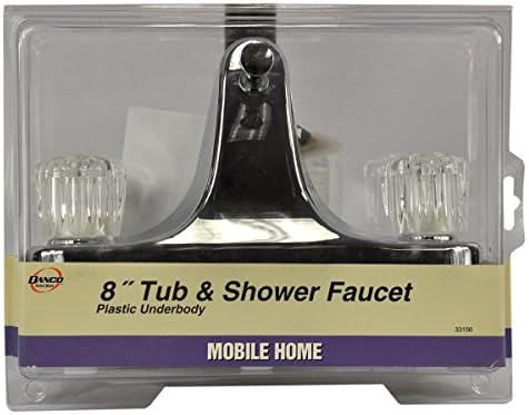 Danco Mobile Home RV Tub Shower Center-Set Faucet, 8 in, Chrome (33156X)