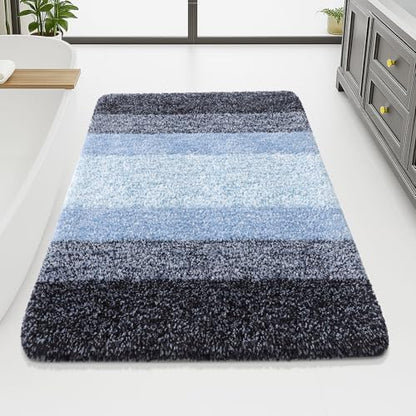 Arotive Microfiber Bathroom Rugs, Shaggy Soft Absorbent Bath Rug, 70x46