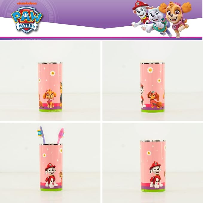 Paw Patrol Skye Kids Toothbrush Holder - Pencil/Pens Tumbler, (Officially Licensed Product) by Franco
