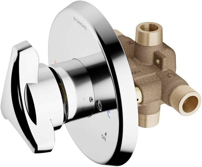 Symmons 262XBODY Temptrol Brass Pressure-Balancing Tub and Shower Valve with Service Stops