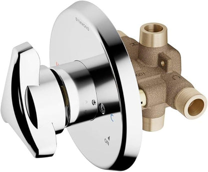 Symmons 262XBODY Temptrol Brass Pressure-Balancing Tub and Shower Valve with Service Stops