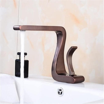 Bathroom Faucet Mixer Tap Brass Wash Basin Hot and Cold Sink Modern-ORB(Orb)