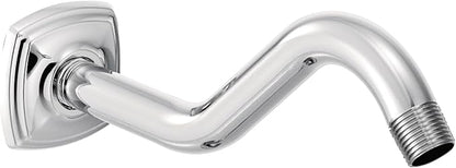 Moen 161951 Curved Shower Arm with Wall Flange, Chrome