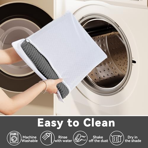 Triohero Bathroom Rugs Non Slip Washable, Super Absorbent Thin Bath Mat Quick Dry Low Pile Bathroom Rug, Dark Grey 24"x36"