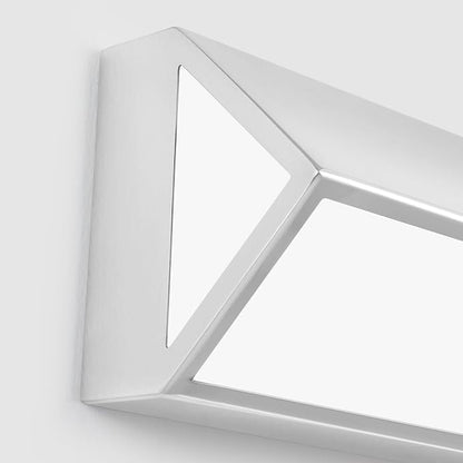 16-Inch LED Modern Bathroom Vanity Light Fixtures, Chrome Modern Acrylic Bathroom Wall Lighting Fixtures Over Mirror (Cool White 6000K)