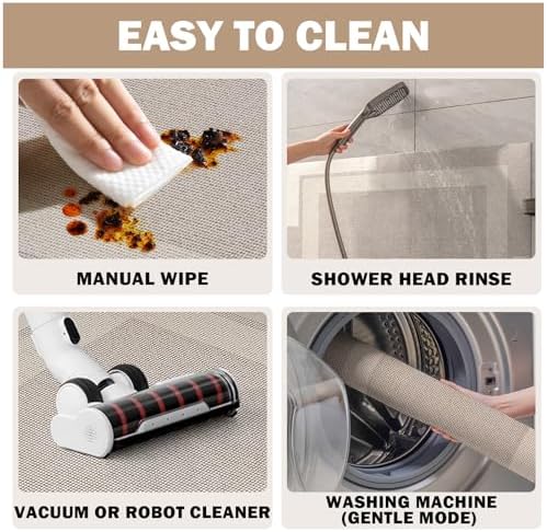 YDKGL Toilet Rugs U Shaped Non Slip Bath Mat Toilet Mats for Bathroom