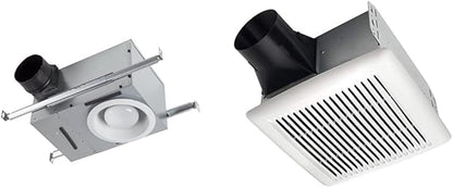 Broan-NuTone Recessed Light Ventilation Fan (70 CFM) and Invent Flex Bathroom Exhaust Fan (110 CFM)