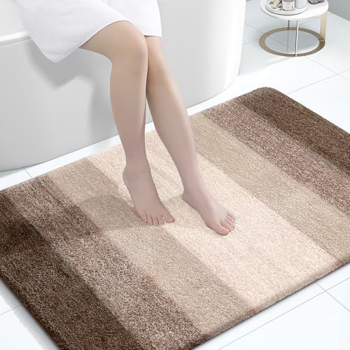 OLANLY Large Bathroom Rugs 44x32, Extra Soft Absorbent Microfiber Bath Rugs