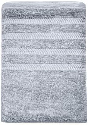 Hearth & Harbor Bath Towels for Bathroom - 100% Ring Spun Cotton Luxury Bathroom Towels - Soft & Highly Absorbent Bath Towels Set, 6 Piece Set, Ice Blue