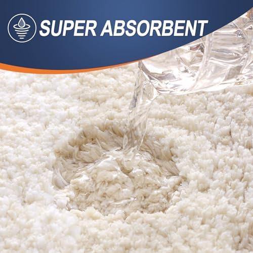 OLANLY Large Bathroom Rugs 44x32, Extra Soft Absorbent Microfiber Bath Rugs